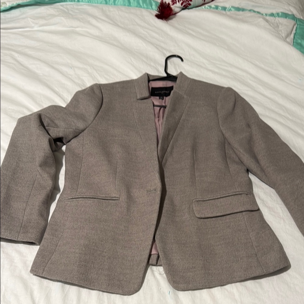 Banana Republic Gray Blazer Timeless Suit Jacket